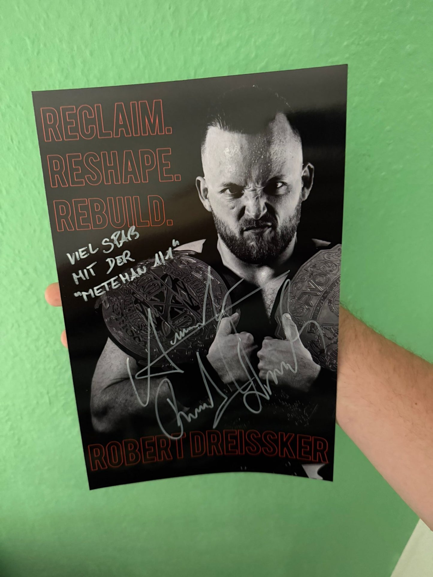 [ERROR] 1 of 1 METEHAN Card signiert von Robert Dreissker!