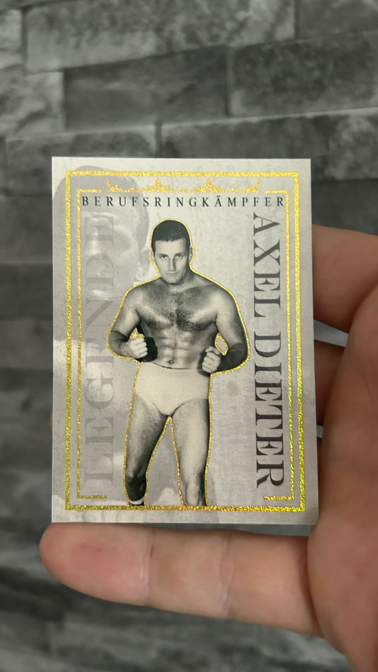 Axel Dieter Memorial Card