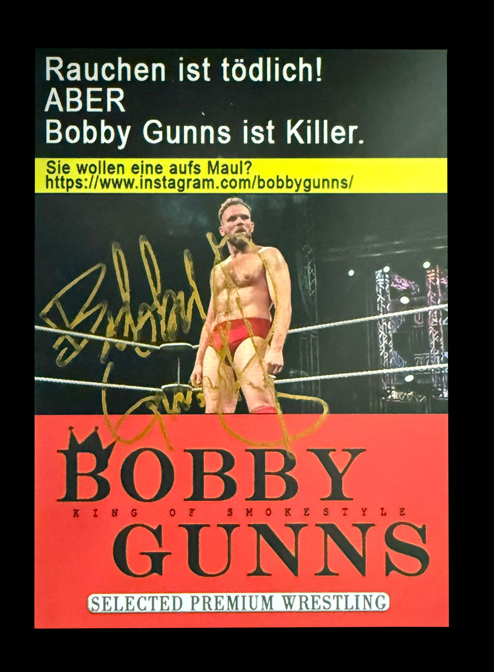 [SIGNIERT] Bobby Gunns Card